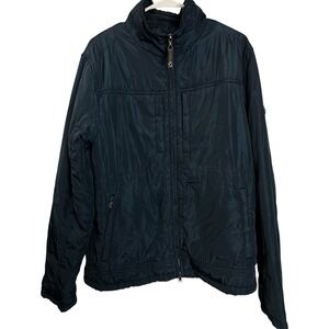 Class Roberto Cavalli‎ Blue Puffer Jacket Mens 52 / USA 42 Tiger Designer L/XL